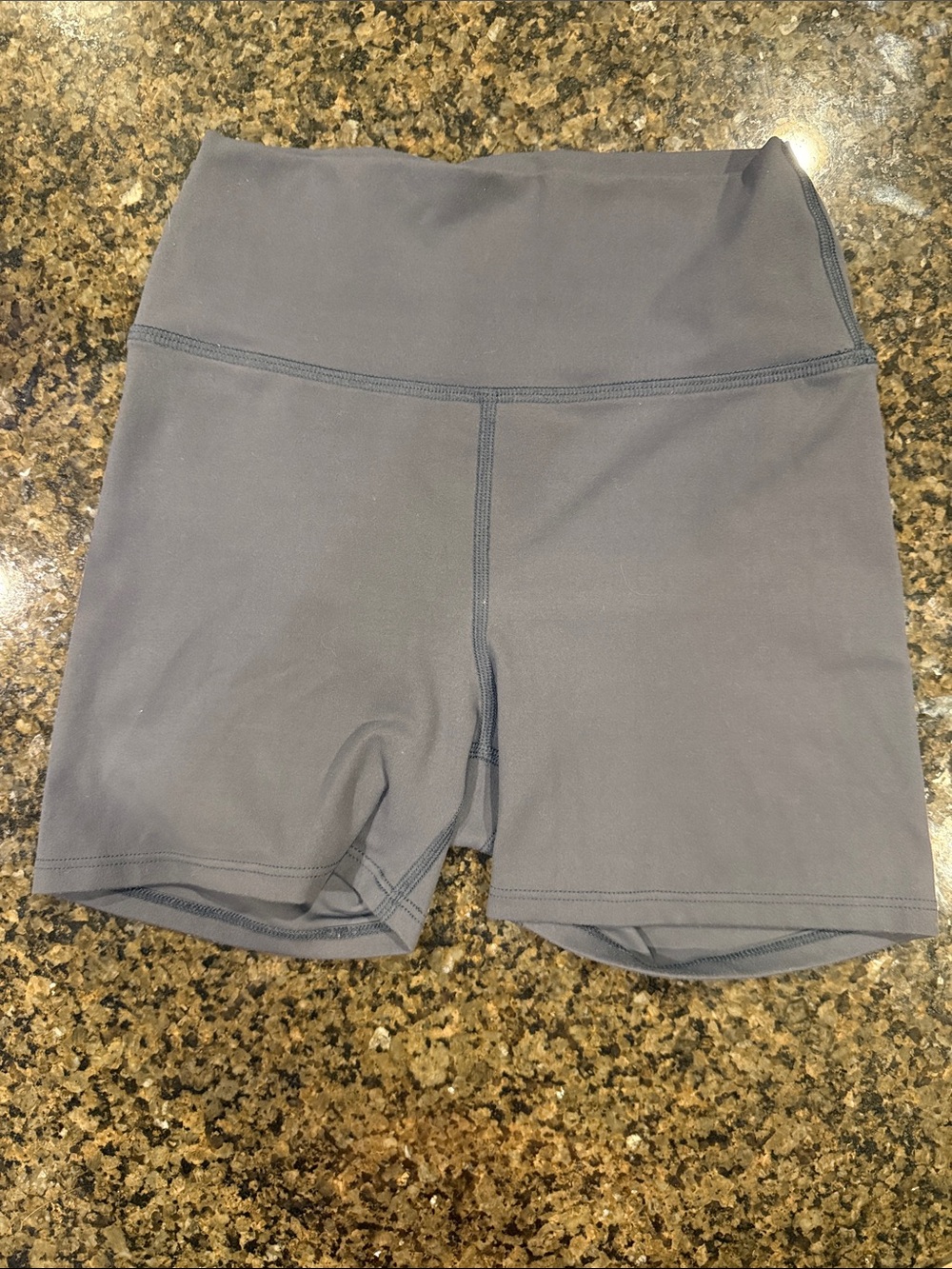Joah Brown High-Waist Women's Workout Shorts - Charcoal Gray